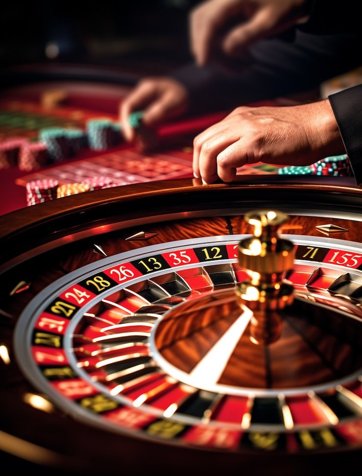 macanbola Texas Hold'em Bonus hand-ranking chart displayed on table screen